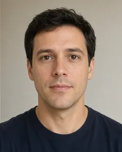 Clear front-facing selfie example