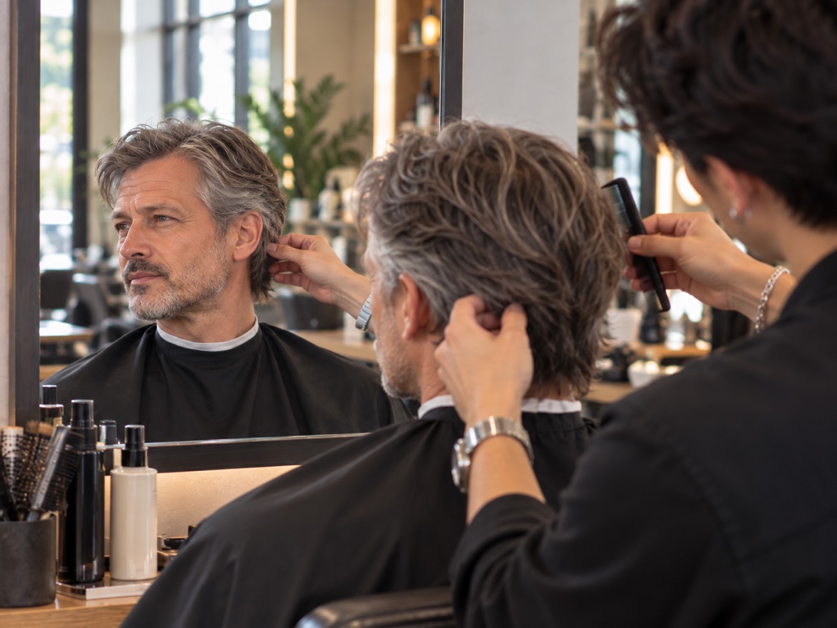 How Hairstyle Placement Changes the Visual Frame Around the Jaw